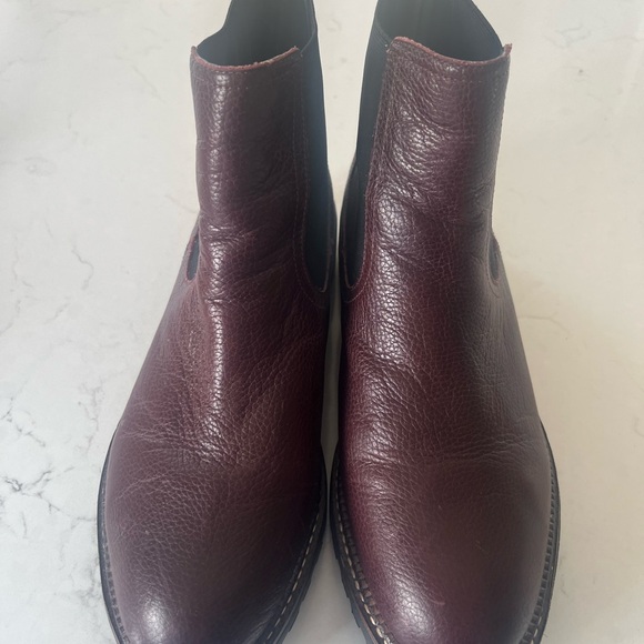 Caslon Women's Dark Red Ankle Booties - Picture 3 of 3